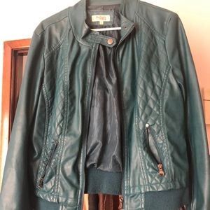Teal jacket great for the fall